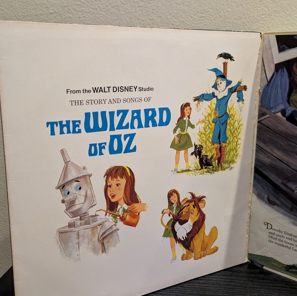 Disney The Wizard of Oz Vinyl - Green, Blue, Silver 1969 - Picture 8 of 11